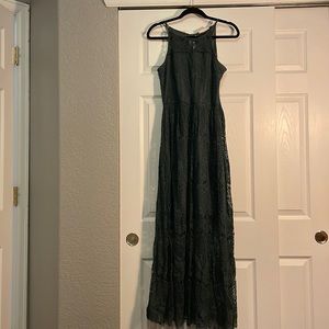 Beautiful green lace maxi